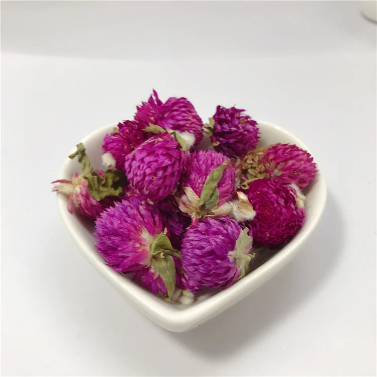 Organic Standard Flower Tea  Qian Ri Hong Dried Flower Buds Globe Amaranth Tea