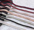 JFL018 Hot Sale Clothing Accessories Embroidered Ribbons Colorful Lace Trim Border Lace Trim