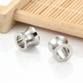 Wholesale Semifinished Stainless Steel Trumpet Beads for DIY Jewelry for Necklace & Bracelet for Girls Accessories