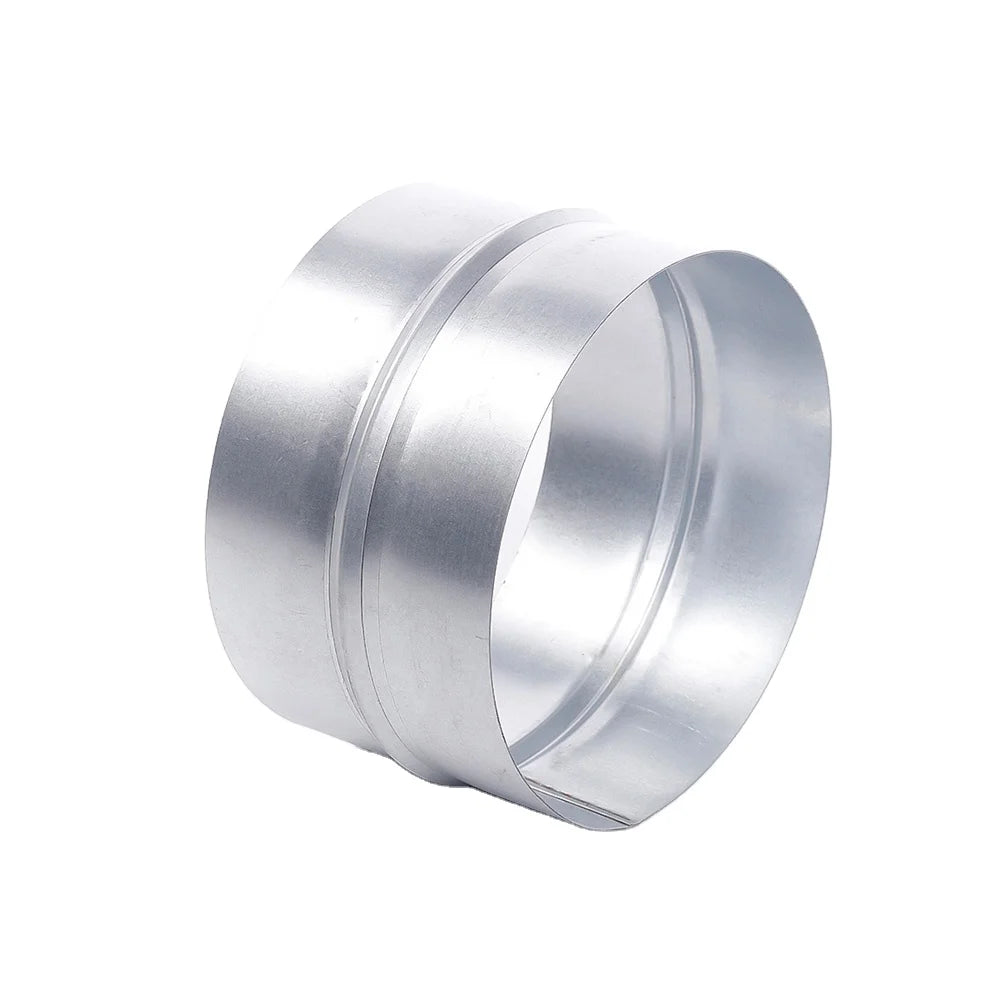 Manufacturer Ducting GI Spiral Duct Fittings Coupling Galvanized Steel Ventilation Air Duct Coupling for HVAC System