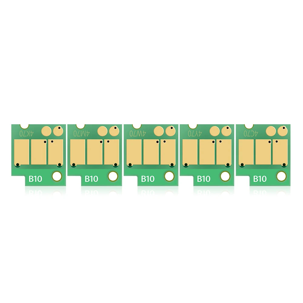 OCBESETJET 5 Colors/set GTX One Time Ink Cartridge Chip for Brother GTX-422 GTX-423 GTX-425 GTXPro Series Printer