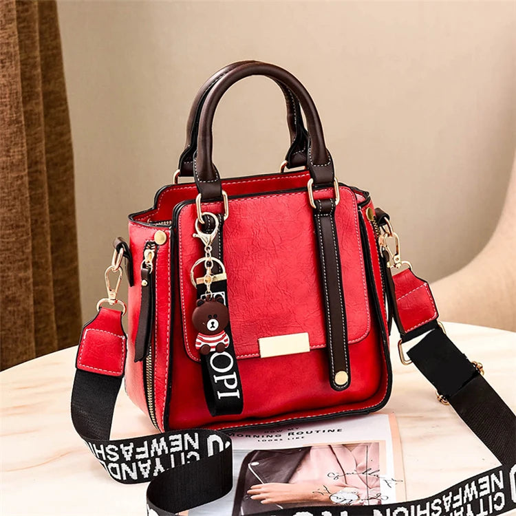 2026 New Style Fashion Female Bulk Buy Logo Famous Brand Red Tote Big Quilted Handbags