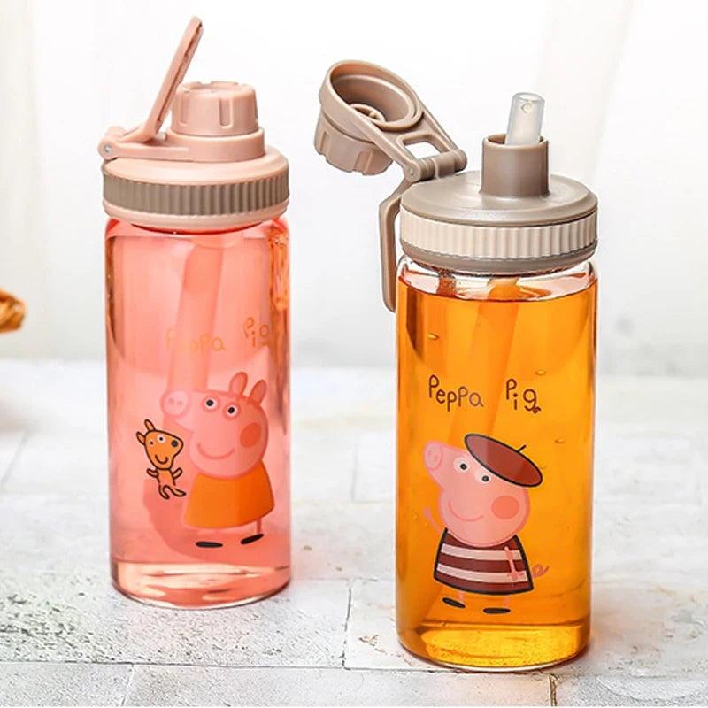 JM Factory Prodcued Wholesale Bpa Free Custom Cute Kids Water Bottle With Straw