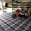 Outdoor and Indoor Garage Floor Protection Modular Nitro Diamond Garage Flooring for Workshop Gym Showroom