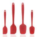 Heat Resistant Non-Stick 4 Pcs Scraper Kitchen Baking Tools Set Bakery Silicone Spatula Set