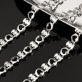 Handmade Stainless Steel Hollow-Heart Chain Custom Tarnish-Free Waterproof Jewelry Manufacture Unique Findings & Components