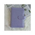 Wholesale Luxury Crocodile Style Faux Leather Durable Refillable Notebook Cover Money Pockets Ring Binder Budget Planner Custom