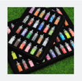 24 48 Pieces Bottles Assorted Mini Glass Vial Charm Nail Art Same Color Set Decals Tips Glitter in Glass Vial