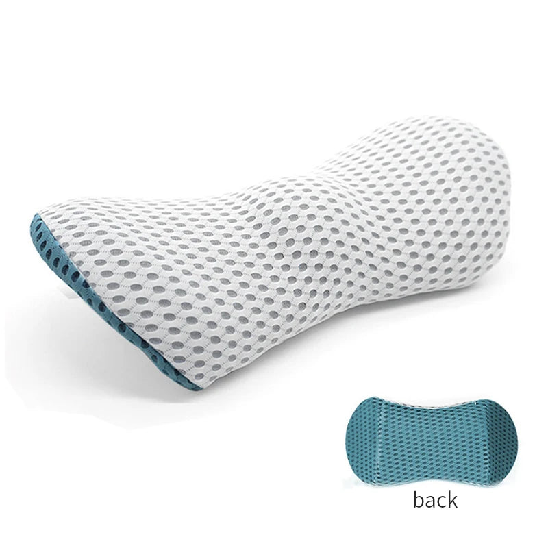 Patent Car Back Cushion Back Neck Cushion Chair Neck Support Pillow Breathable Lumbar Support Memory Foam Cushion for Car Adults