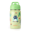 Haers BPA-FREE 18/8 Stainless Steel Travel Leak Proof Kids Cup with Straw 12oz for School Boys Girls Kids Insulated Water Bottle