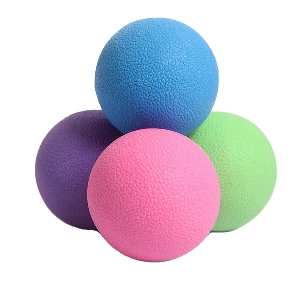 SP Wholesale Durable TPE Massage Ball for Fitness Muscle Therapy Yoga-Custom Logo Colorful Solid Spiky Design