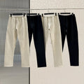 Wholesale Top Quality Drawstring Breathable 100% Cotton Heavyweight Pants Plus Size Trousers Straight Sweatpants for Men