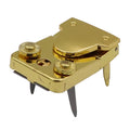 Custom Fashion Design Metal Polished Plated Lock Cigar Jewelry Box Clasp