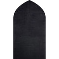 Hot Selling 2025 Peachy Curved Shape Suede Rubber Muslim Prayer Mat for Yoga Practice
