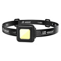 Howlighting Rechargeable IP65 Waterproof COB LED High Power Ultra Bright Tactical Flashlight Headlamp for Camping USB-C Charging