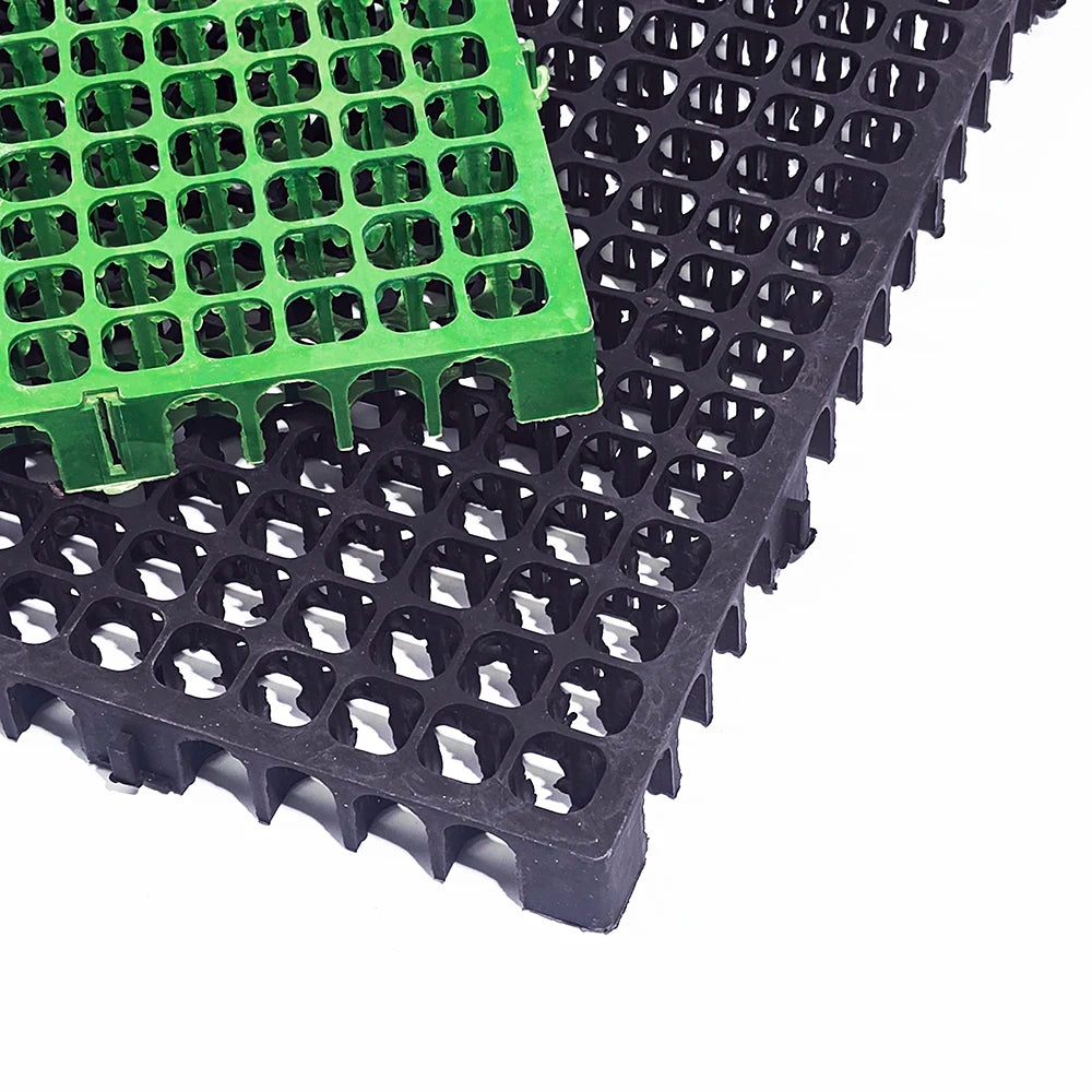 Factory Black 30mm HDPE Plastic Drainage Board Building Construction Materials Drain Cell for Basement Waterproofing
