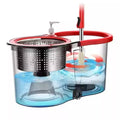 2025 Hot Deals Wholesale Magic Spin 360 Microfiber Mop with Cleaning Mop and Stainless Twisted Pole Mop