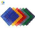 Rigid Modular Anti Slip Car Wash Drainage Plastic   Interlocking Garage Floor Tile for Car Parking Carwash Garage Flooring