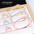 Little Ant Jewelry Zirconia Jewelry Set Leopard Jewelry Bracelet and Ring Set for Women