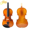 Factory OEM Hot Sell 4/4 Handmade Solid Wood Natural Flame Student Violin