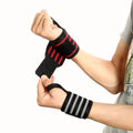 High Elastic Workout Wrist Wraps for Gym Use Nylon Rubber Material with Compression Protection Functions for Powerlifting
