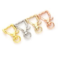 Lobster Clasp Hooks Buckle Diy Making KeyChain Keyrings Bulk Jewelry Supplies Hardware Parts Heart Star Moon Cat Circle Keychain