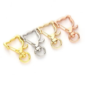 Lobster Clasp Hooks Buckle Diy Making KeyChain Keyrings Bulk Jewelry Supplies Hardware Parts Heart Star Moon Cat Circle Keychain