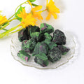 Hot Sales Natural Epidote Ruby Zoisite Rough Amethyst Quartz Healing Stones for Home Decoration Mascot Love Themes for Gifts