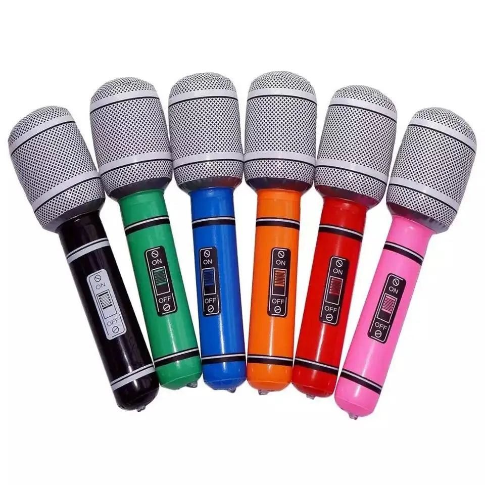 Wholesale Waterhan Children's Environmentally Friendly PVC Waterproof Singing Microphone Interactive Play Balloon Inflatable