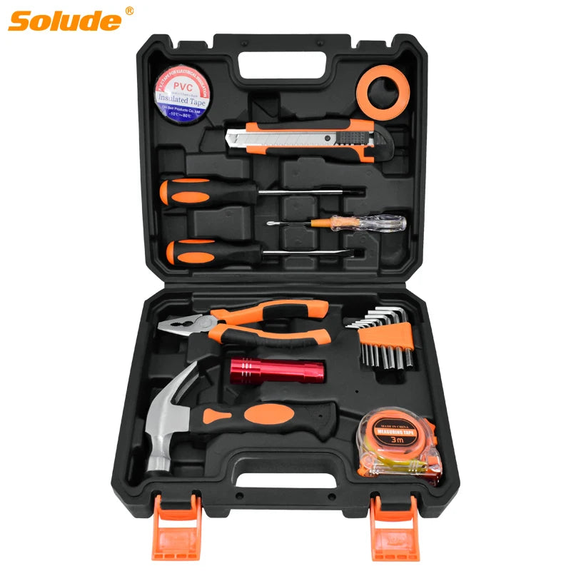 Maintenance Hardware Gift 18Pcs Wrench Screwdriver Household Tools Universal Combination Box Tool Set