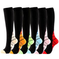 Wholesale Cheap Long Leg Athletic Socks Mens Knee High Compression Socks Cycling Compression Sport Socks