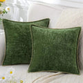 Plain Nordic Style Ins Solid Color Chenille Pillows Office Sofa Cushions Cover Car Pillow Cover Living Room Lumbar Pillowcases