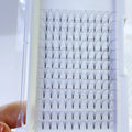 3D Russian Volume Premade Fans Eyelash Extensions Natural Colorful Styles Short Stem Korean PBT Material CC Curl Private Label