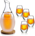 Hot Selling Warmer Cold Japanese Sake Set Glass Saki Sake Carafe Shot Cups Glasses