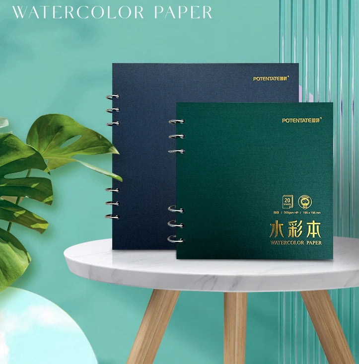 Potentate Watercolor Paper Book Spiral Loose Leaf Hot Press
