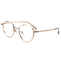 T81829 Factory Supplier Custom Fancy Round Titanium Frame Glasses