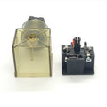 AC Voltage Solenoid Coil Plug Connector DIN43650A w LED Indicator Light Dark Brown