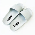 Flat Customize Logo Comfortable Slides Slippers for MenDurable Blank Slide Sandals SlippersHotel Custom Logo Slides Fashion