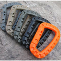 85mm Plastic Carabiner Hooks Tactical Plastic Carabiners Black Clip Plastic Snap Carabiner