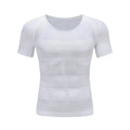 Ultra Light Breathable Men's Elastic Mesh Zipper Abdominal Tightening Slimming Vest Shaping Top