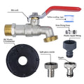 TMOK Hot Sale Modern Steel Handle Wall-Mounted Brass Bibcock Faucet for Washing Machine Use