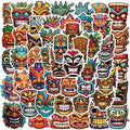 50pcs Traditional ancient tribal aboriginal decals African mask sticker