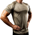Low MOQ Custom Logo Breathable Quick Dry Short Sleeve Running Workout Gym T Shirt