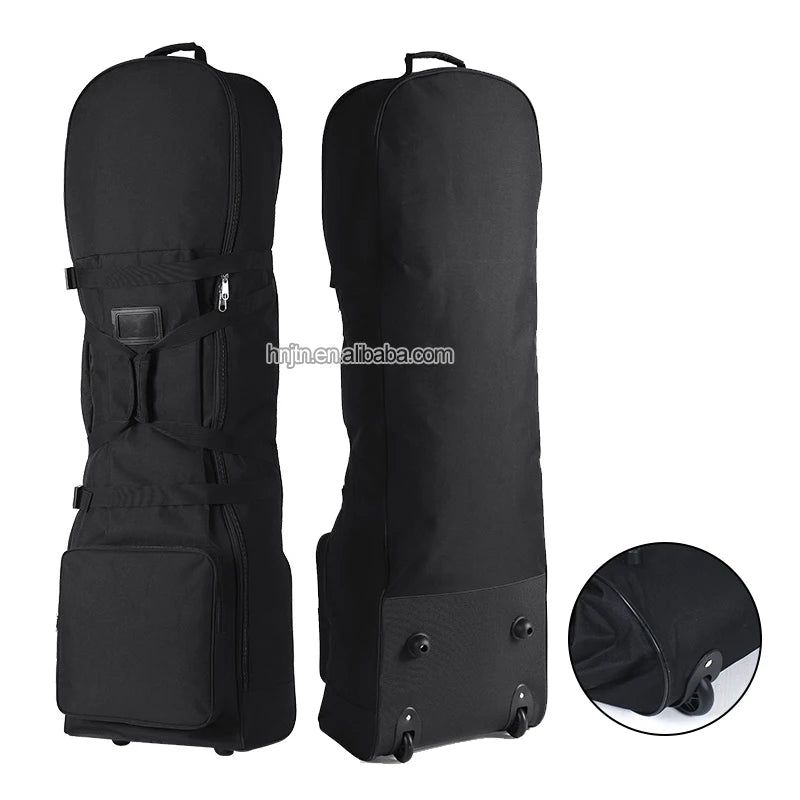Foldable Padded Golf Travel Bag Golf Carry Bag Cart Bag with Wheels for Golf Gear Transportation