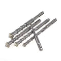 SDS Plus Hammer Drill Power Tools Cross Tip Core Drill Bit for Wood Hole Drilling with YG8C Tip and Black Oxide Finish