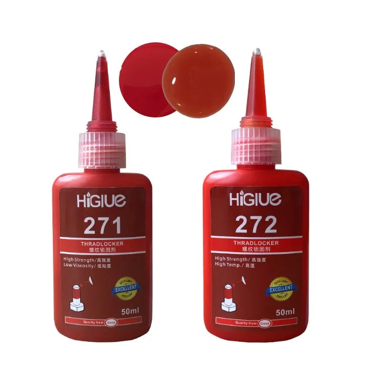 Screw Glue Anaerobic Sealant Customize Blue Thread Lock 50ml 250ml 2ml 1ml