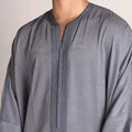 Factory Price Kurta Sets for Men Pathani Kurta Hand Embroidery Designs Om Daffah Thobe Muslim Man Jubba Arabian