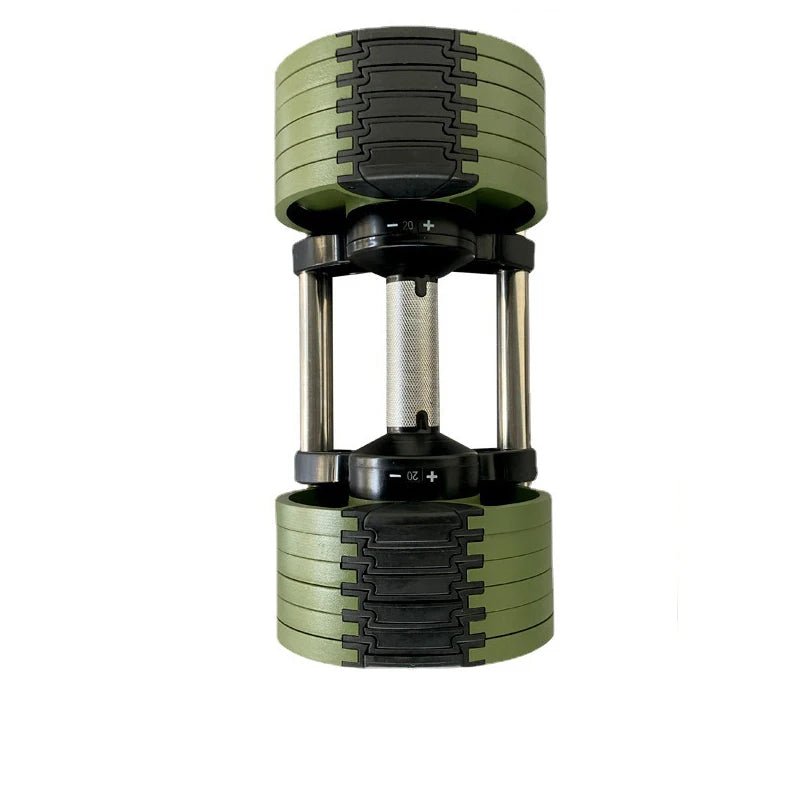 SPORTVUE Fitness Stainless Steel Adjustable Dumbbell Set 32kg/36kg/40kg (90lbs) Strength Training Plates Non-Slip Custom