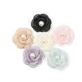 Wholesale Korean Style Organza 3d Rosebuds Diy Artificial Decorative Flower Handmade Fabric Flowers for Clothing Accessories