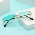 LBAshades 1925 Fashion Frameless Sunglasses 2023 Diamond Cutting Trendy Sunglasses